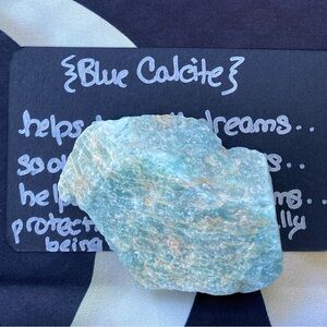 {Blue Calcite} Stone